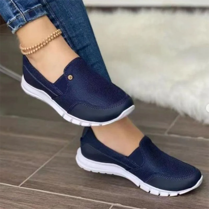 Lightweight Slip-On Walking Shoes, Non-Slip Arch Support Sneakers