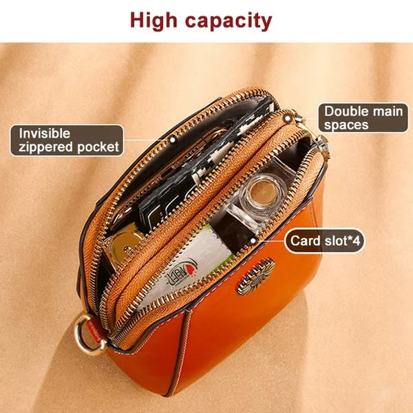 🔥New Year BIG SALE - 49% OFF👜Premium Leather All-in-one Crossbody Phone Bag