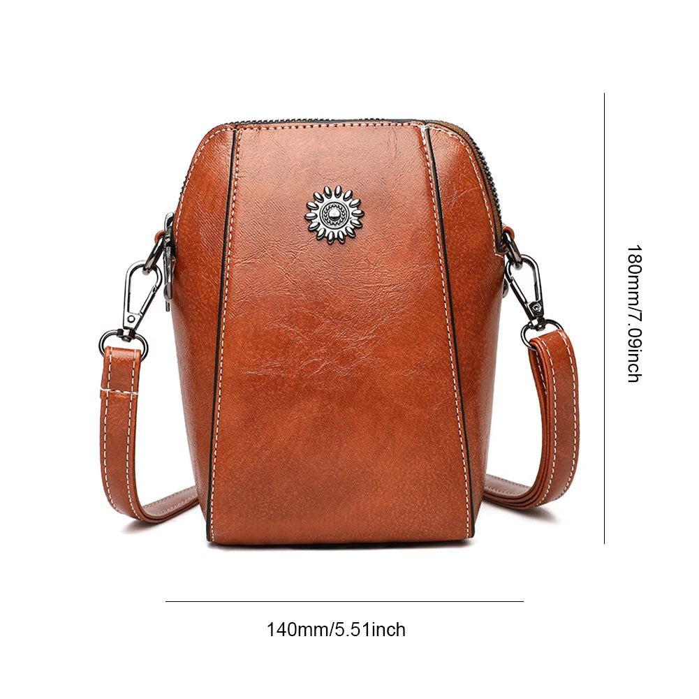 🔥New Year BIG SALE - 49% OFF👜Premium Leather All-in-one Crossbody Phone Bag