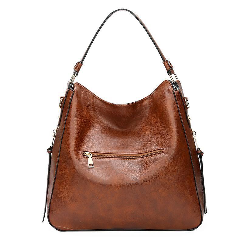 Premium Leather Shoulder Crossbody Hobo Handbag With GIFT