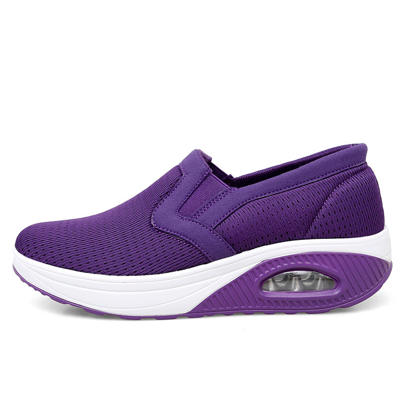 Premium Air Cushion Slip-On Orthopedic Diabetic Walking Shoes, Soft Comfortable Working Shoes