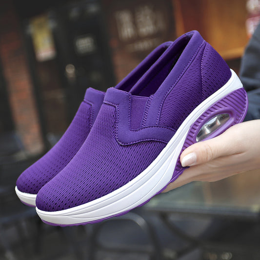 Premium Air Cushion Slip-On Orthopedic Diabetic Walking Shoes, Soft Comfortable Working Shoes