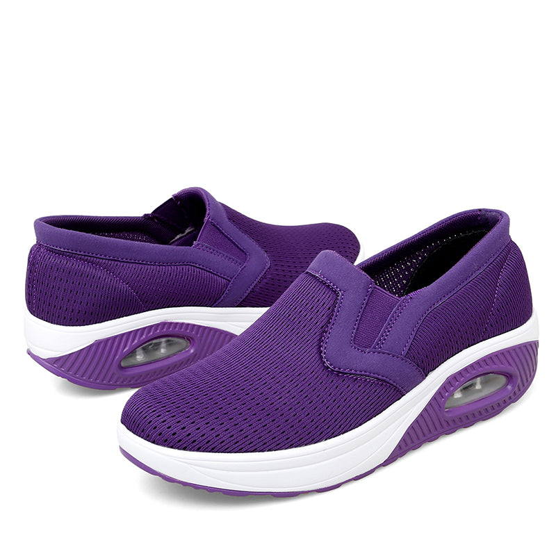 Premium Air Cushion Slip-On Orthopedic Diabetic Walking Shoes, Soft Comfortable Working Shoes