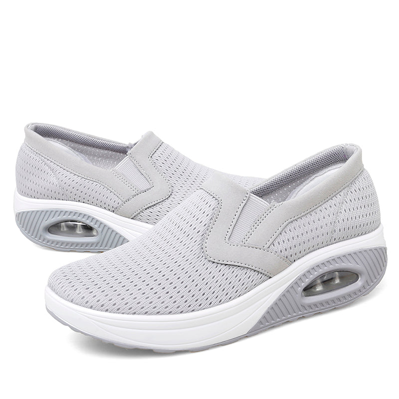 Premium Air Cushion Slip-On Orthopedic Diabetic Walking Shoes, Soft Comfortable Working Shoes