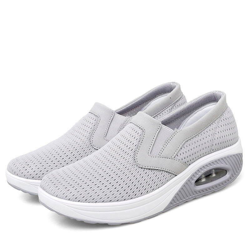 Premium Air Cushion Slip-On Orthopedic Diabetic Walking Shoes, Soft Comfortable Working Shoes