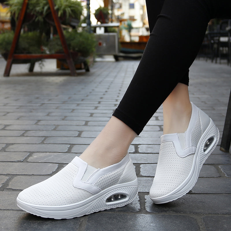 Premium Air Cushion Slip-On Orthopedic Diabetic Walking Shoes, Soft Comfortable Working Shoes